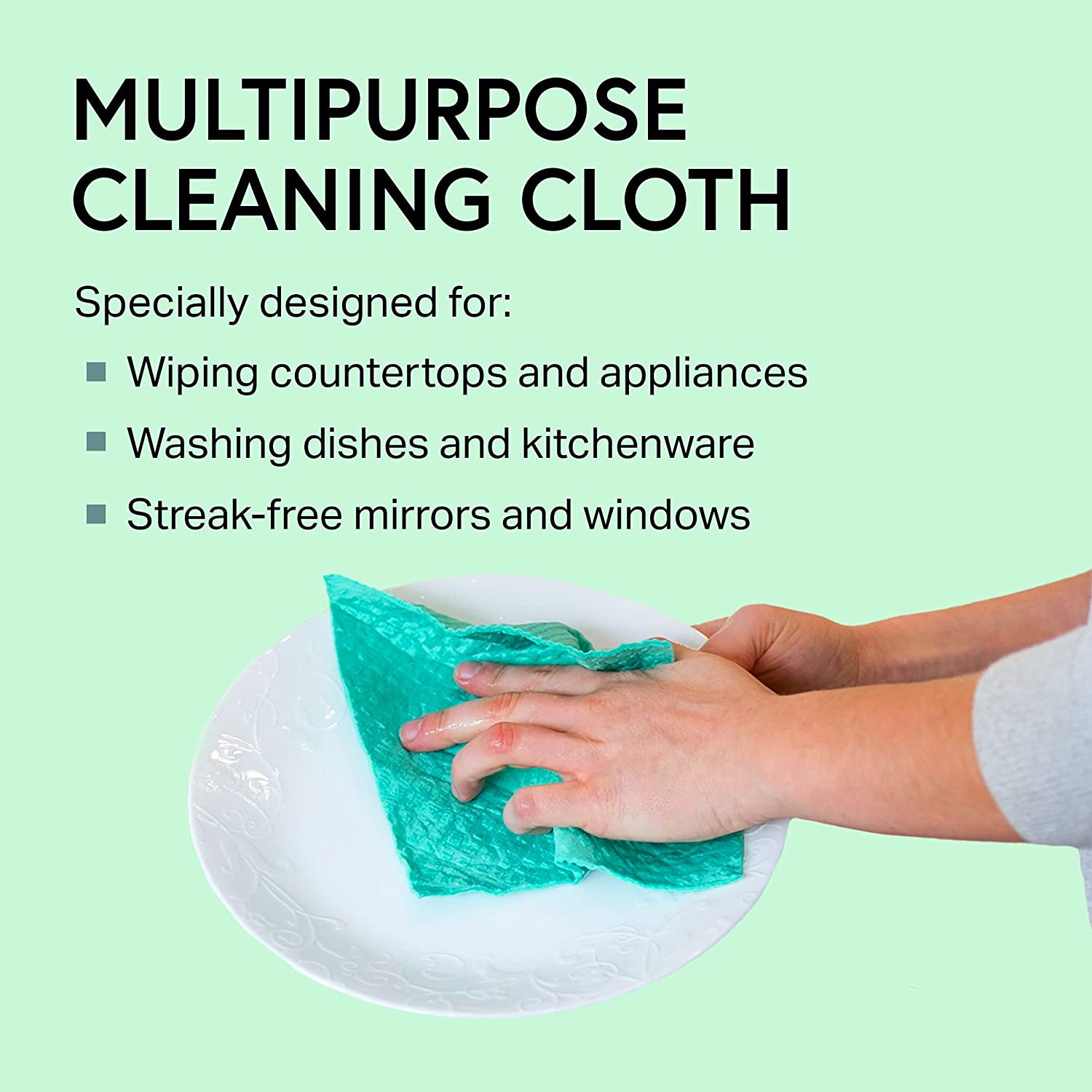 Compostable Biodegradable Reusable Kitchen Tissue