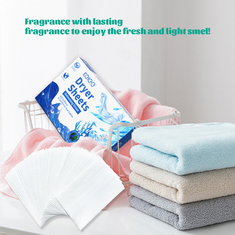 Eco-Friendly Scent Booster Sheets Long-Lasting 3-in-1 Softener  Anti-Static Strips
