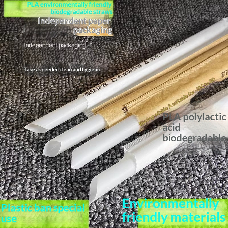 Disposable PLA Eco-friendly Biodegradable Straws