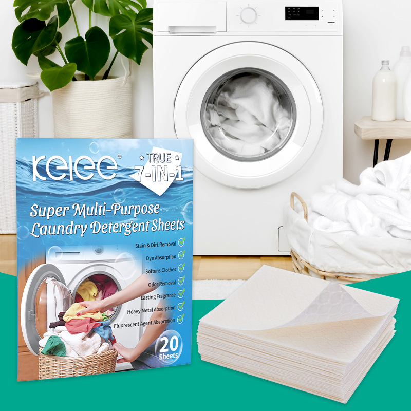 3-in-1 Color-Protecting Laundry Sheets Ultra-Concentrated Detergent & Scent Booster Strips The All-in-One Care