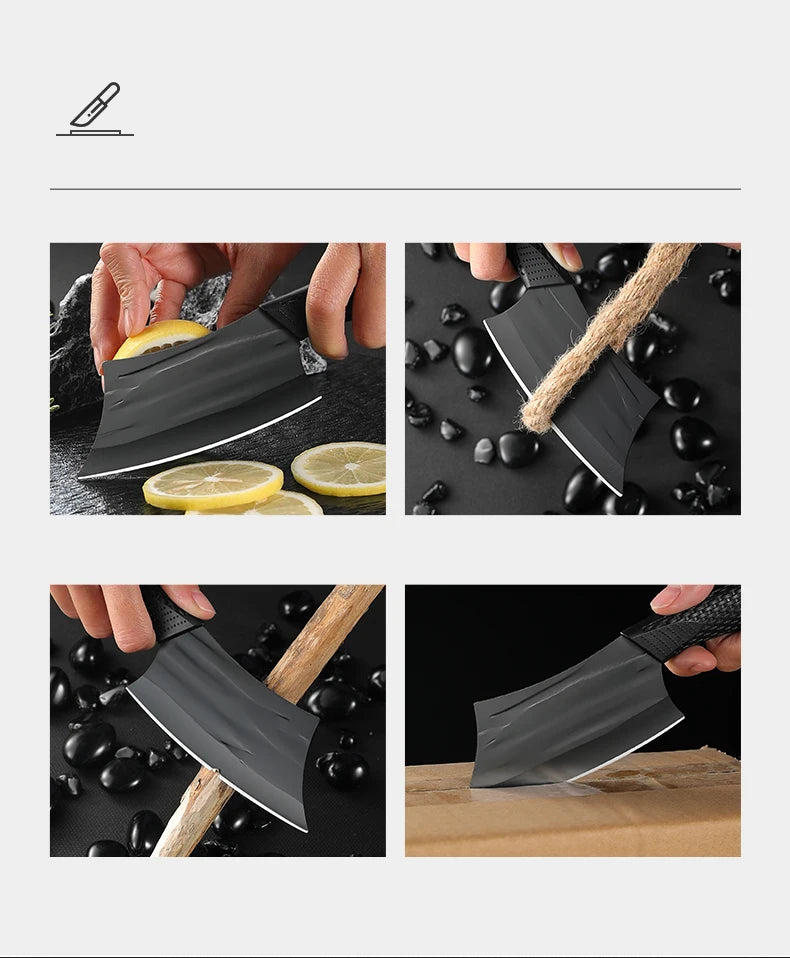 Professional kitchen stainless steel kitchen knives, household chef knives, meat slicing knives, light and sharp kitchen knives