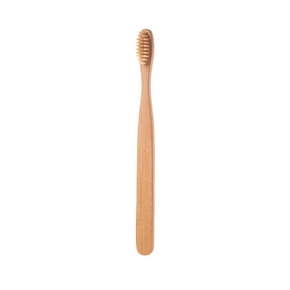 Eco Bamboo Toothbrush - Soft Bristle Charcoal Infused, Sustainable Dental Care for Adults