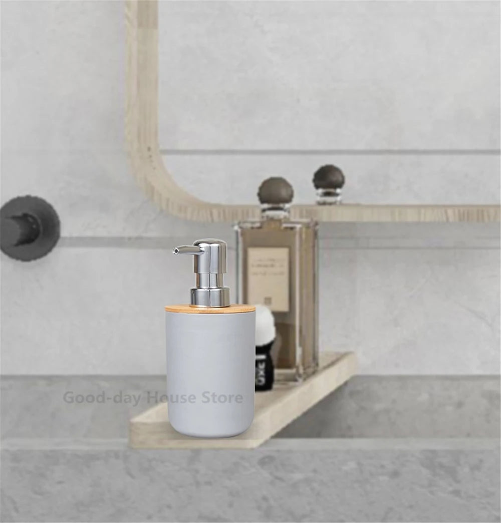 1pc Bathroom Accessories Soap Dispenser Bottle Dish Washroom Garbage Can Toothbrush Holder Cup Suit Lotion Rack Toilet Brush