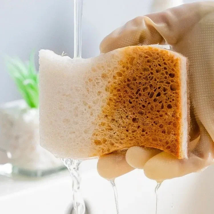 Eco-Friendly Natural Plant Scrub Sponges and Coconut Scrubber Sponge Natural Sponges for Dishes Eco Friendly Kitchen Accessories