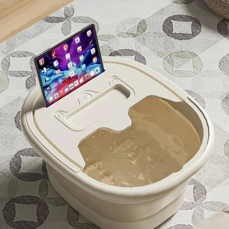 Portable Foldable Foot Bath Tub Plastic Space-saving Design Needed For Bedroom Use Bathroom Accessories Adult Folding Bathtub
