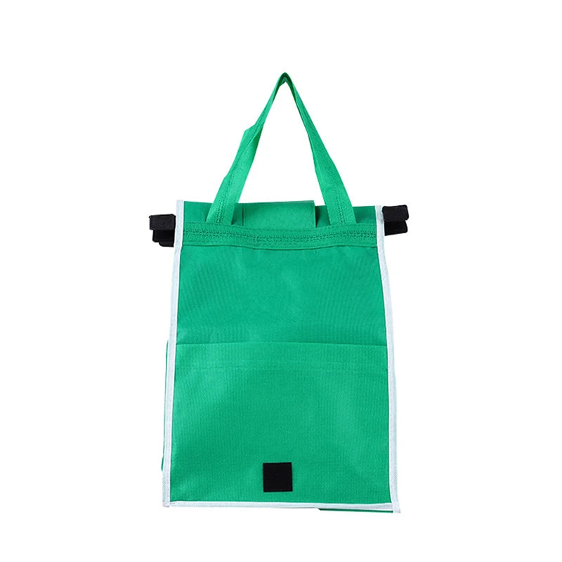 Eco Friendly Trolley Tote Supermarket Shopping Bag Thicken Cart Bags Large Capacity Handbags Foldable Reusable Cart Bag