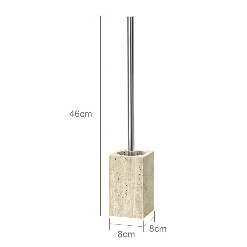 Beige Travertine Bathroom Accessories Set Natural Marble Soap Dispenser Soap Dish Reed Diffuser Vanity Tray Bathroom Set