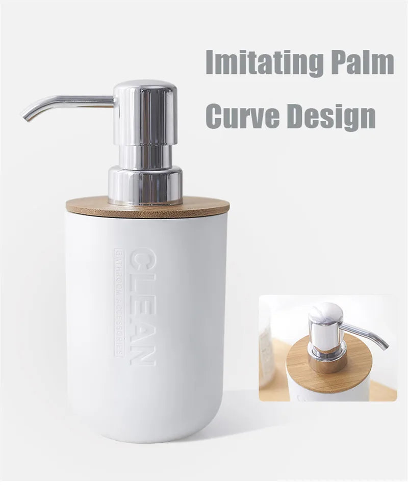 1pc Bathroom Accessories Soap Dispenser Bottle Dish Washroom Garbage Can Toothbrush Holder Cup Suit Lotion Rack Toilet Brush