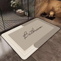 1PC Bathroom Absorbent Mat Indoor Simple Modern Diatomite Foot Mat Quick Drying Kitchen Toilet Rug Non-slip Doormat Home Decor