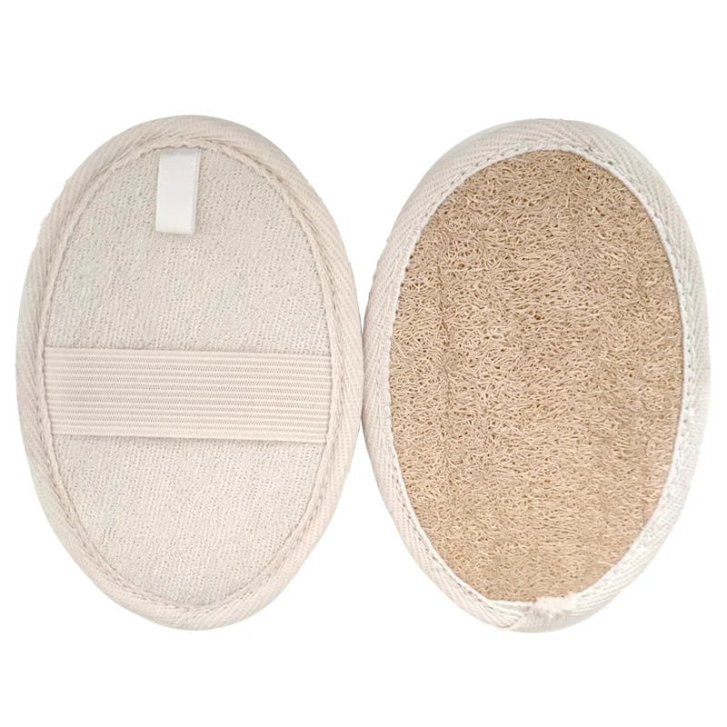 Natural Gourd Sponge Bath Scrub Elliptical Shape for Body Exfoliation Eco-Friendly Skin Care