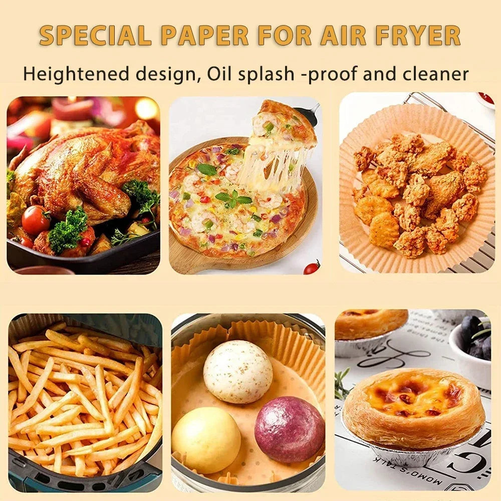 Air Kitchens Accessories Fryer Kitchen Gadgets Disposable Paper Utensils Pastry Baking Supplies Accessory Bakeware Dining Bar