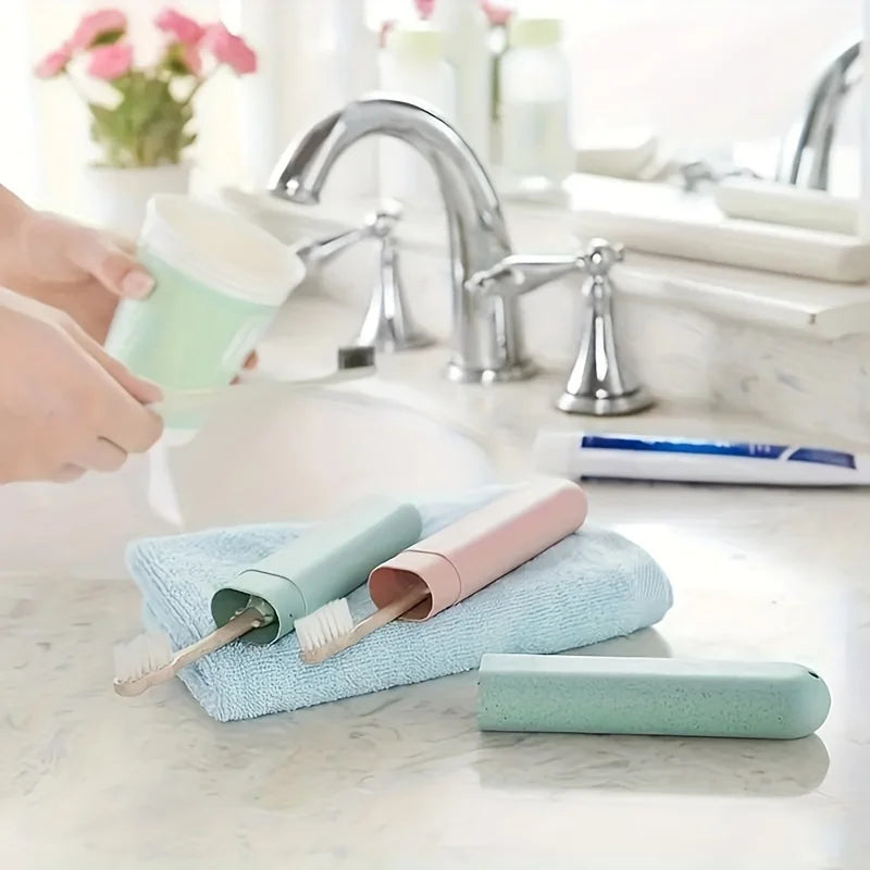 Travel Toothbrush Box Portable Toothbrush Storage Boxes Bathroom Accessories
