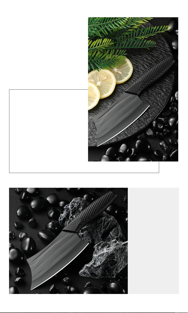 Professional kitchen stainless steel kitchen knives, household chef knives, meat slicing knives, light and sharp kitchen knives
