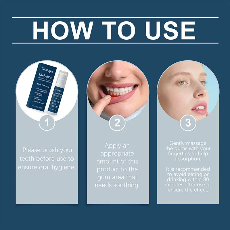 ORALHOE Tooth Care Gel Gentle Care Clean Comfortable Teeth Fresh Natural Shine Gel Oral Care Products