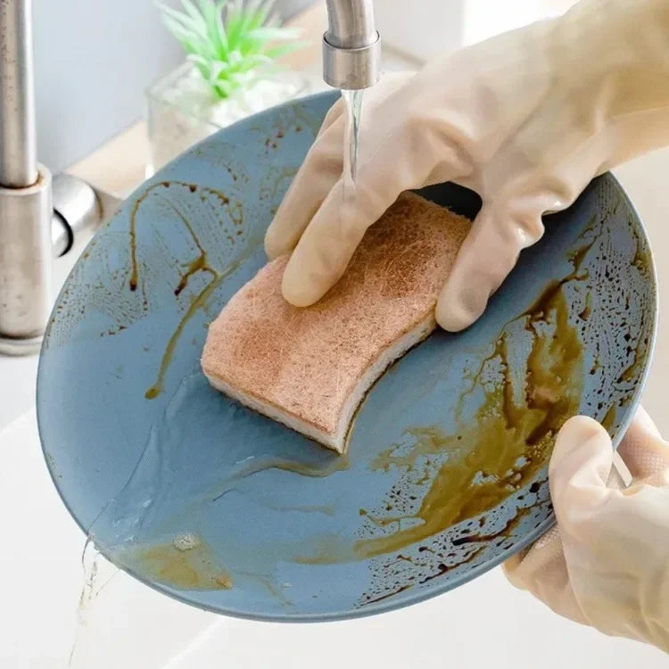 Eco-Friendly Natural Plant Scrub Sponges and Coconut Scrubber Sponge Natural Sponges for Dishes Eco Friendly Kitchen Accessories