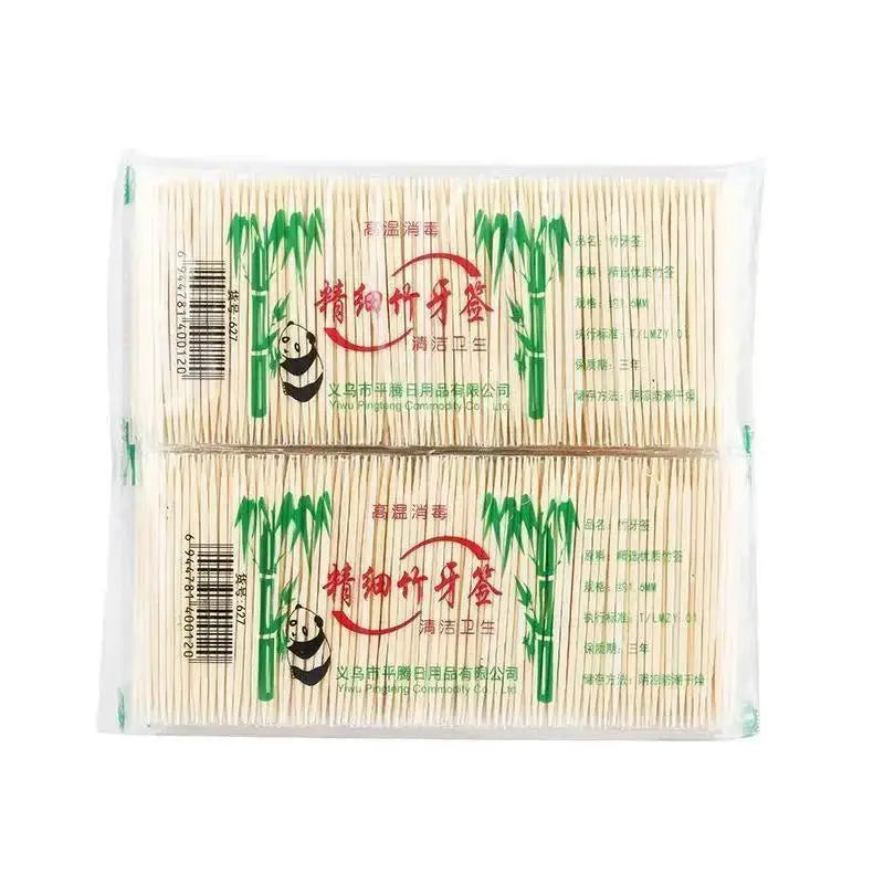1Pack Bamboo Toothpicks Oral Wooden Tooth Pick Care Bamboo Products Chinese Style Toothpicks