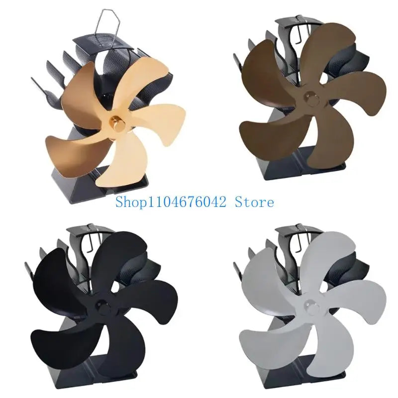 652F Eco Friendly Fireplace Fan Stove Fan for Wood Log for Burner Fireplace Increases