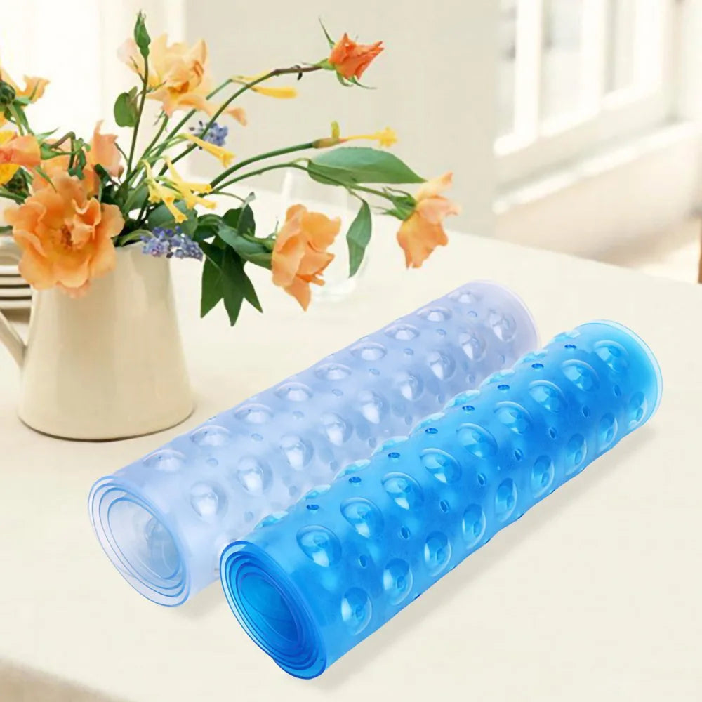 Non-Slip Bath Tub Shower Mat with Suction Cups,Machine Washable Bathroom Mats with Drain, Extra Large Bathtub Mat, 100x40cm