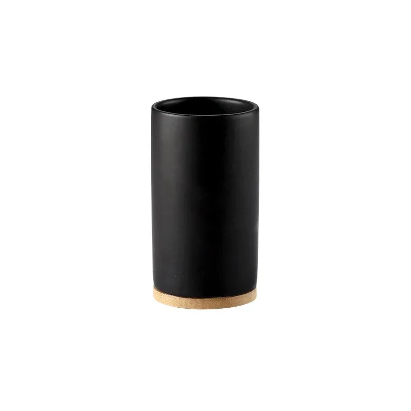 Ceramic Bathroom Accessories Set Fashion Soap Dispenser Toothbrush Holder Tumbler Ceramic Household Bathroom Product