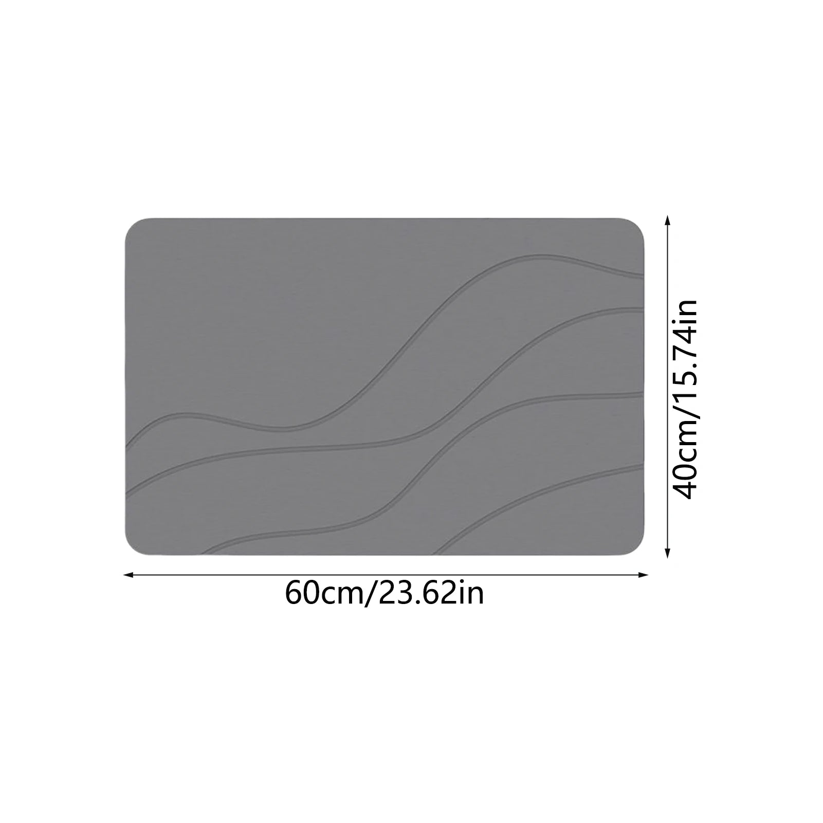 Bath Drying Mat Diatom Mud Soft Mat Toilet Door Non slip Mat Water Absorption Quick Drying Diatomite Shower Mat