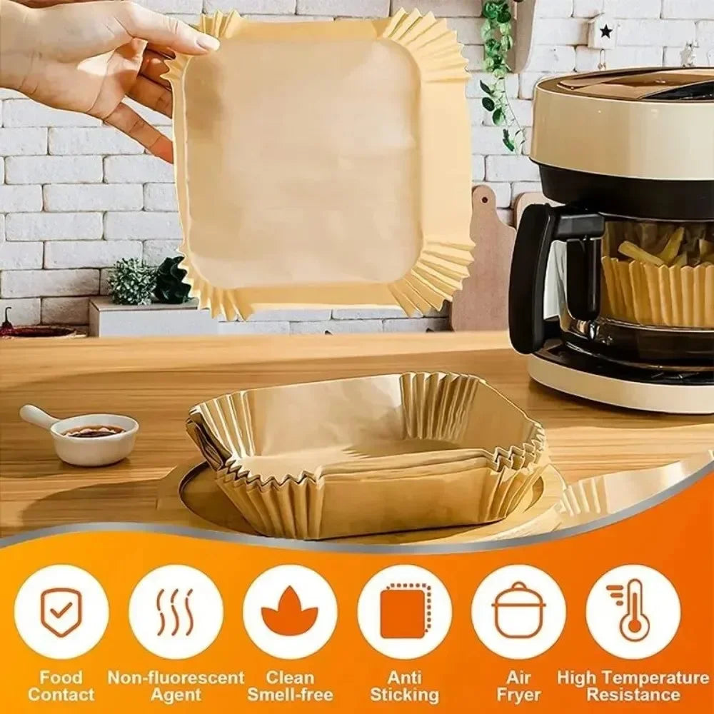 Air Kitchens Accessories Fryer Kitchen Gadgets Disposable Paper Utensils Pastry Baking Supplies Accessory Bakeware Dining Bar