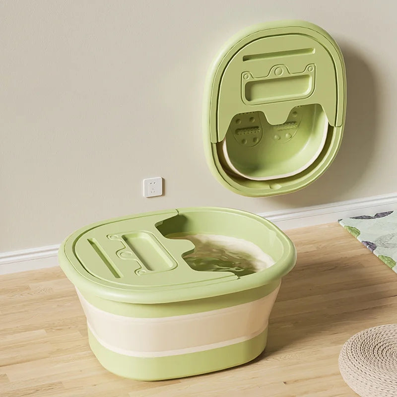 Portable Foldable Foot Bath Tub Plastic Space-saving Design Needed For Bedroom Use Bathroom Accessories Adult Folding Bathtub