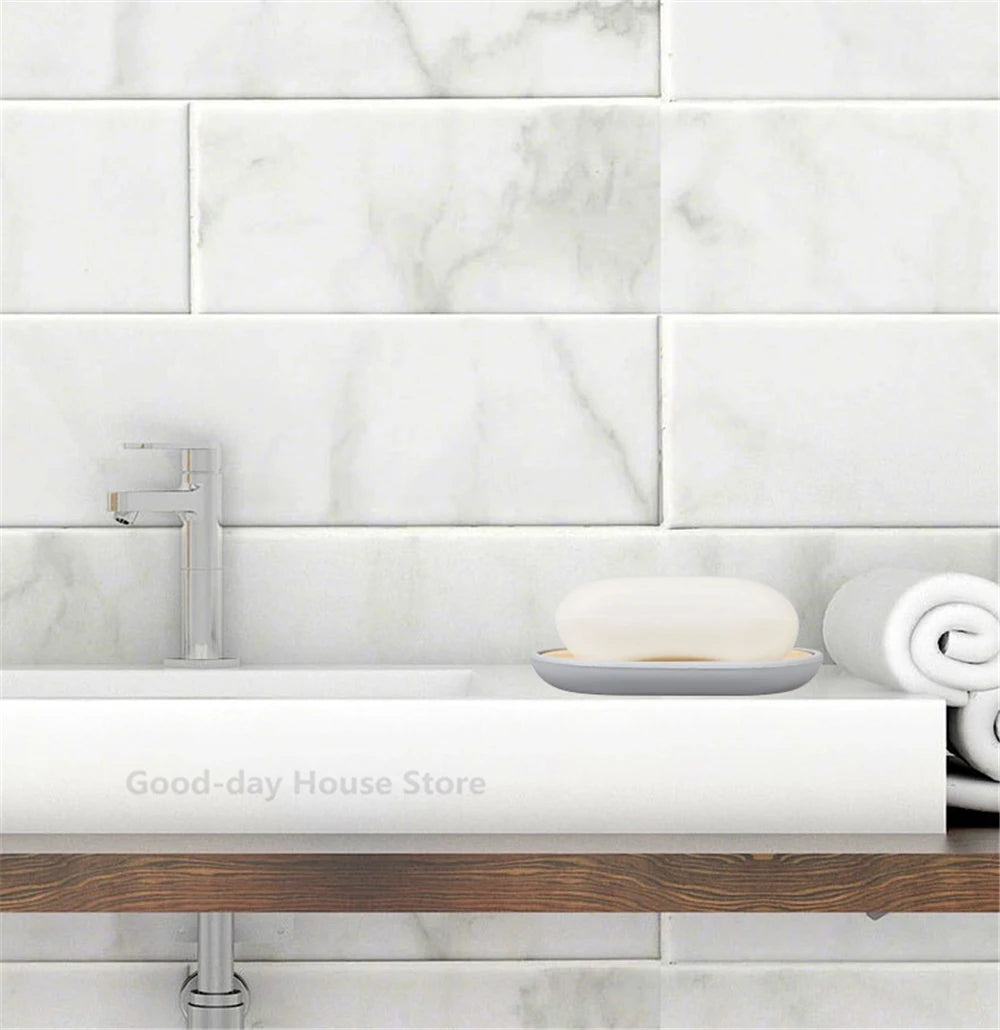 1pc Bathroom Accessories Soap Dispenser Bottle Dish Washroom Garbage Can Toothbrush Holder Cup Suit Lotion Rack Toilet Brush
