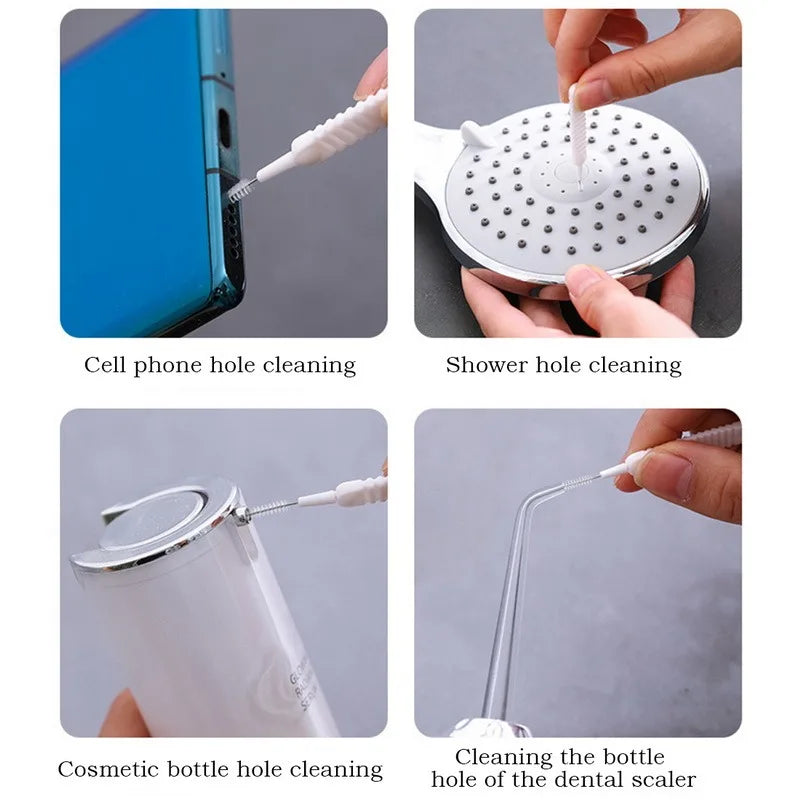 Bathroom Shower Head Cleaning Brush Anti-clogging Washing Brush for Phone Cleaning Micro Nylon Brush for Bathroom Cleaning Tools