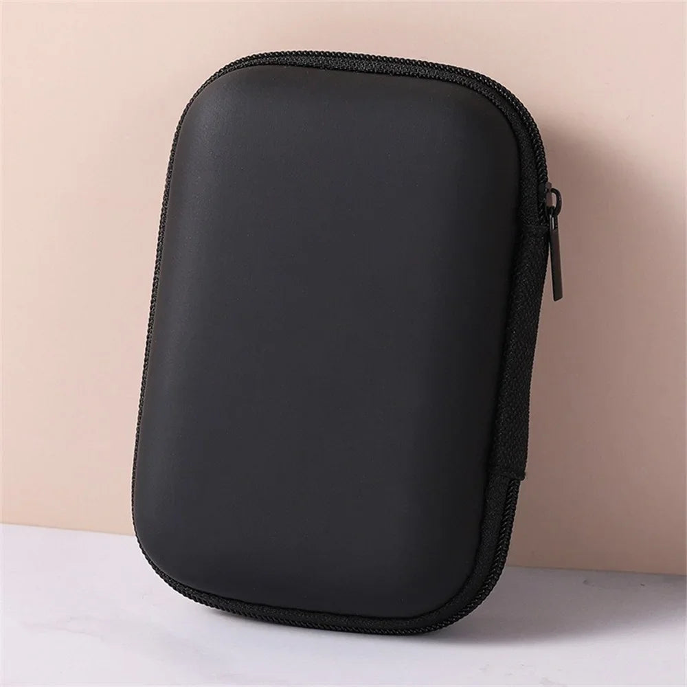Portable EVA Storage Bag Charging Case for Earphone Package Zipper Bag Travel Phone Charger Cable Organizer Electronics Storage
