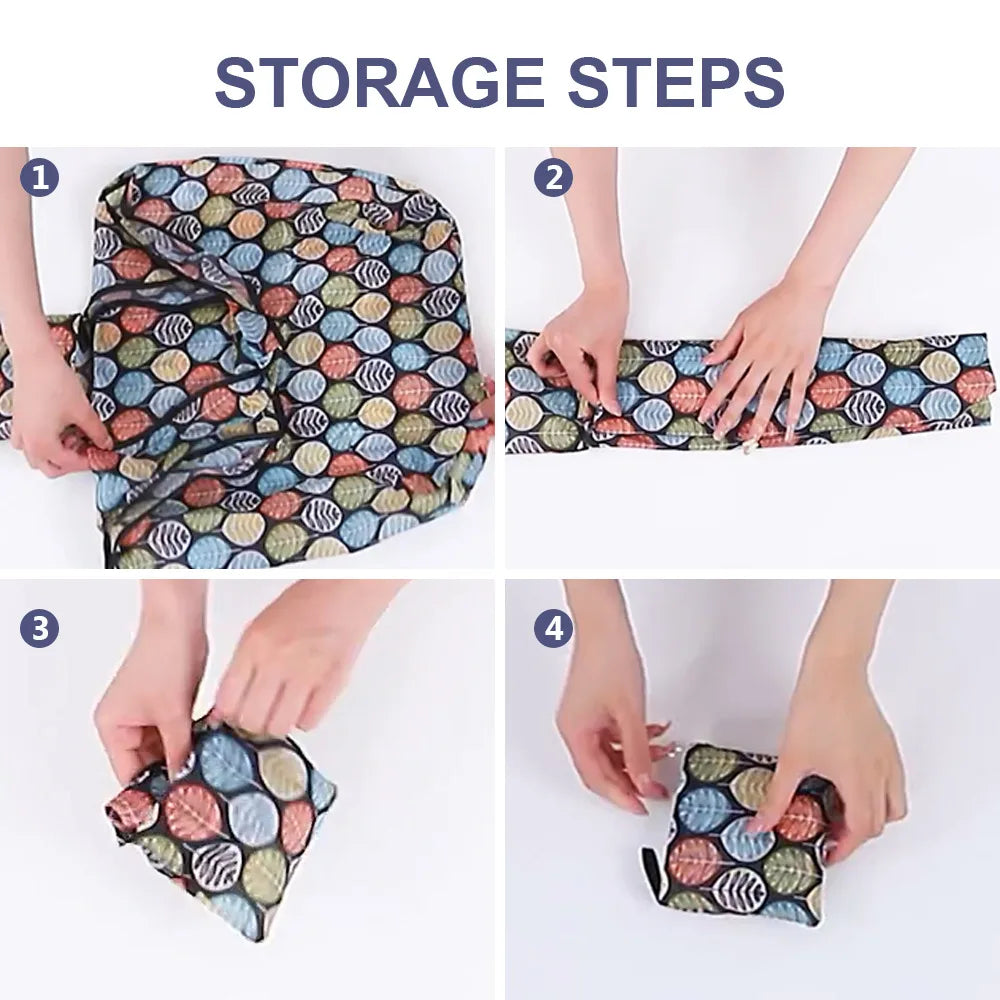 Large Shopping Bag Reusable Eco Bag Grocery Package Beach Toy Storage Bags Shoulder Shopping Pouch Foldable Tote Pouch Package