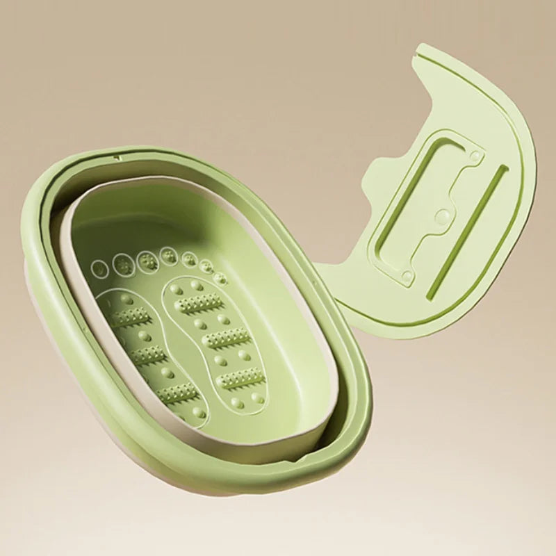 Portable Foldable Foot Bath Tub Plastic Space-saving Design Needed For Bedroom Use Bathroom Accessories Adult Folding Bathtub