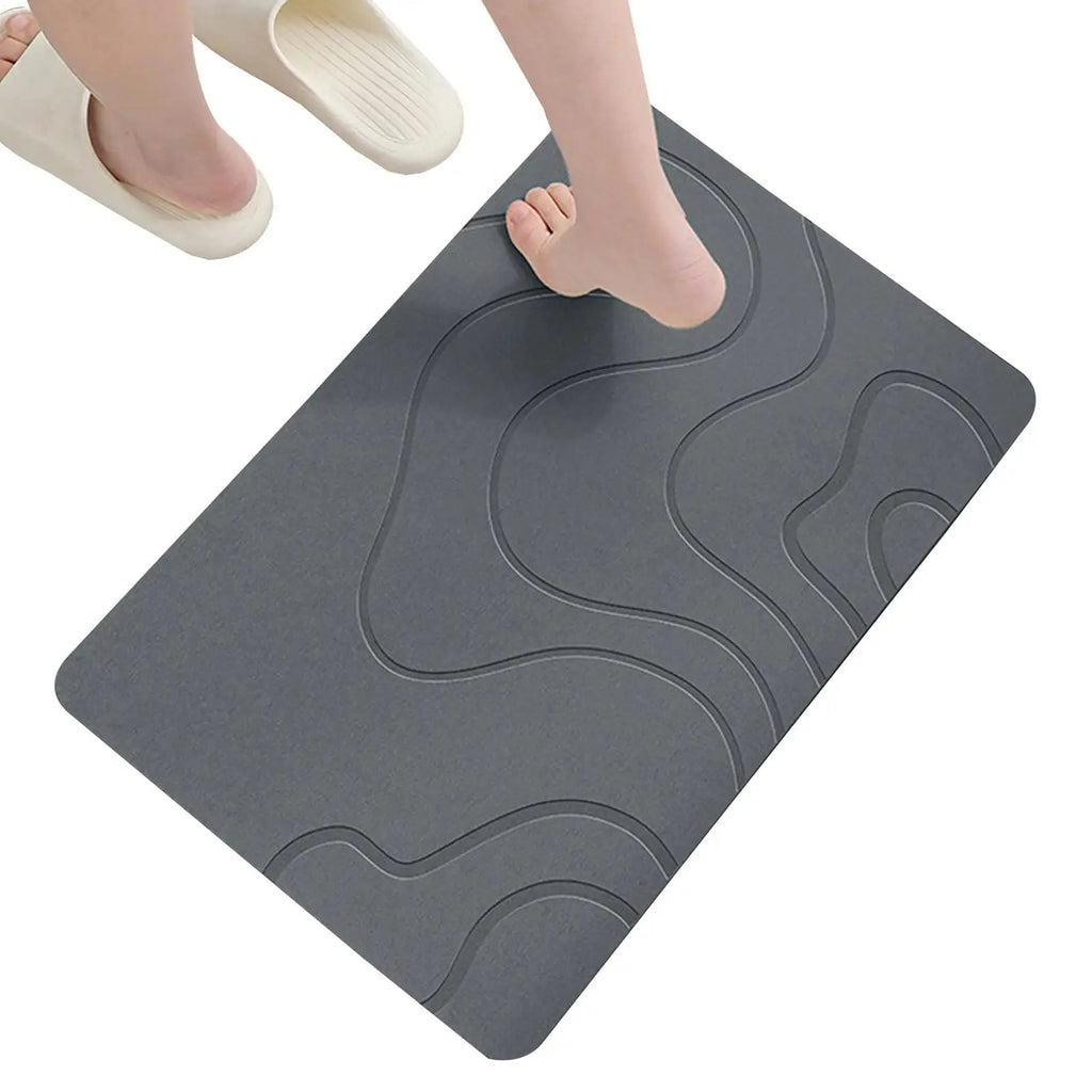 Bath Drying Mat Diatom Mud Soft Mat Toilet Door Non slip Mat Water Absorption Quick Drying Diatomite Shower Mat