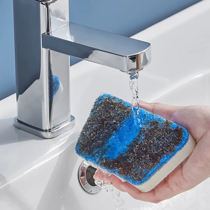 Bathroom Sponge Cleaning Brush Multi-Functional Tool Long Handle Removable Household Floor Bathtub Brushes Ceramic Tile Brush