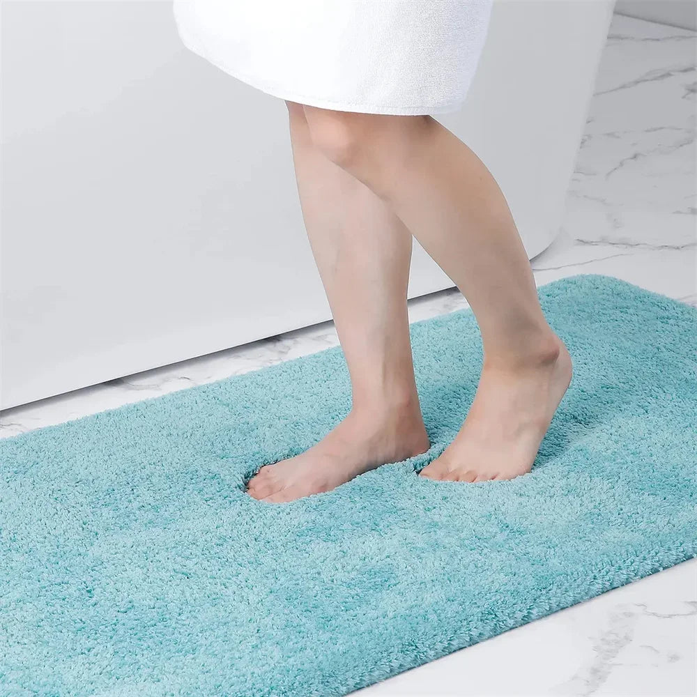 Simple Bathroom Luxury Carpets, Water-Absorbing Bath MATS, Shower MATS, Floor Protection MATS, Home Decorations