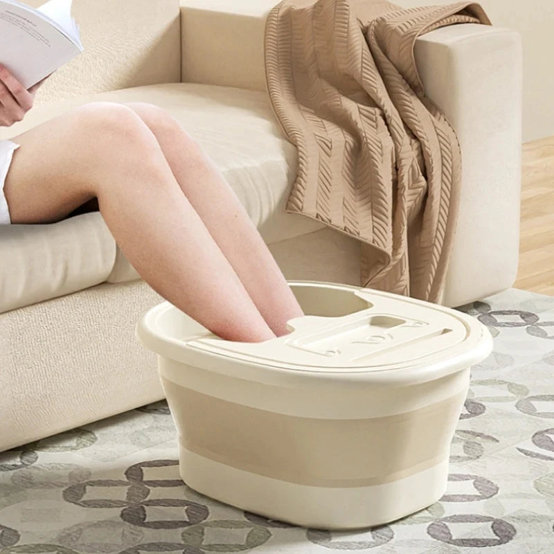 Portable Foldable Foot Bath Tub Plastic Space-saving Design Needed For Bedroom Use Bathroom Accessories Adult Folding Bathtub