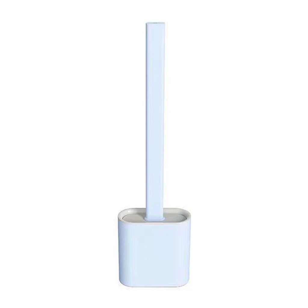 Floor/Wall-Mounted Toilet Cleaning Brush With Rack Flexible Cleaning Brush Storage Rack For Home Bathroom