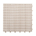 Household bathroom splicing solid color non-slip bathroom shower hollow draining floor mat
