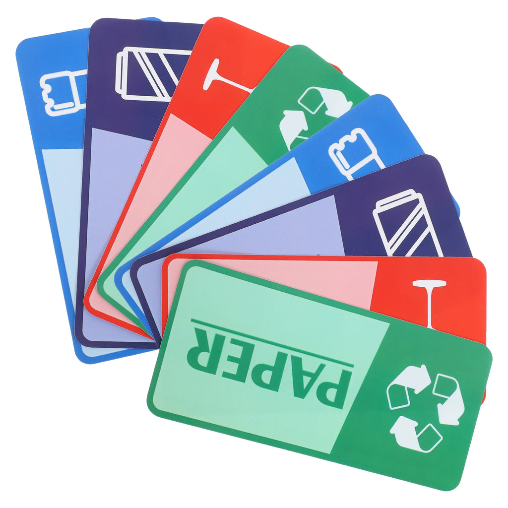 Eco Friendly Kitchen Waste Management Labels Garbage Collection Reminder Stickers Household Recycling Organizer