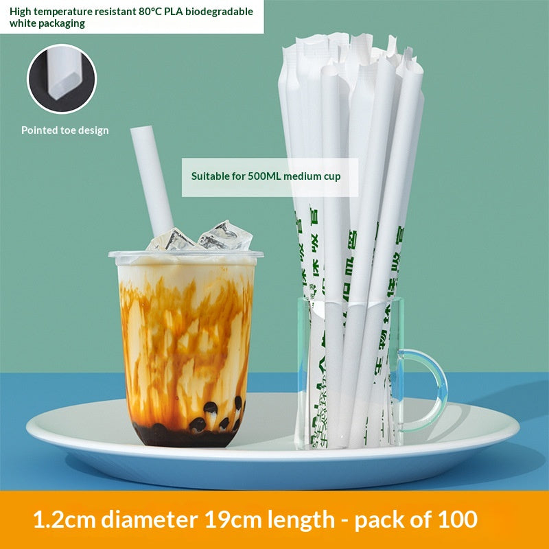 Disposable PLA Eco-friendly Biodegradable Straws