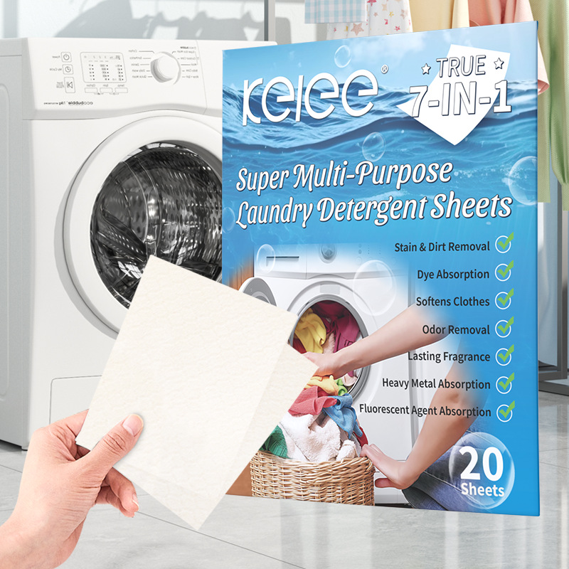 3-in-1 Color-Protecting Laundry Sheets Ultra-Concentrated Detergent & Scent Booster Strips The All-in-One Care