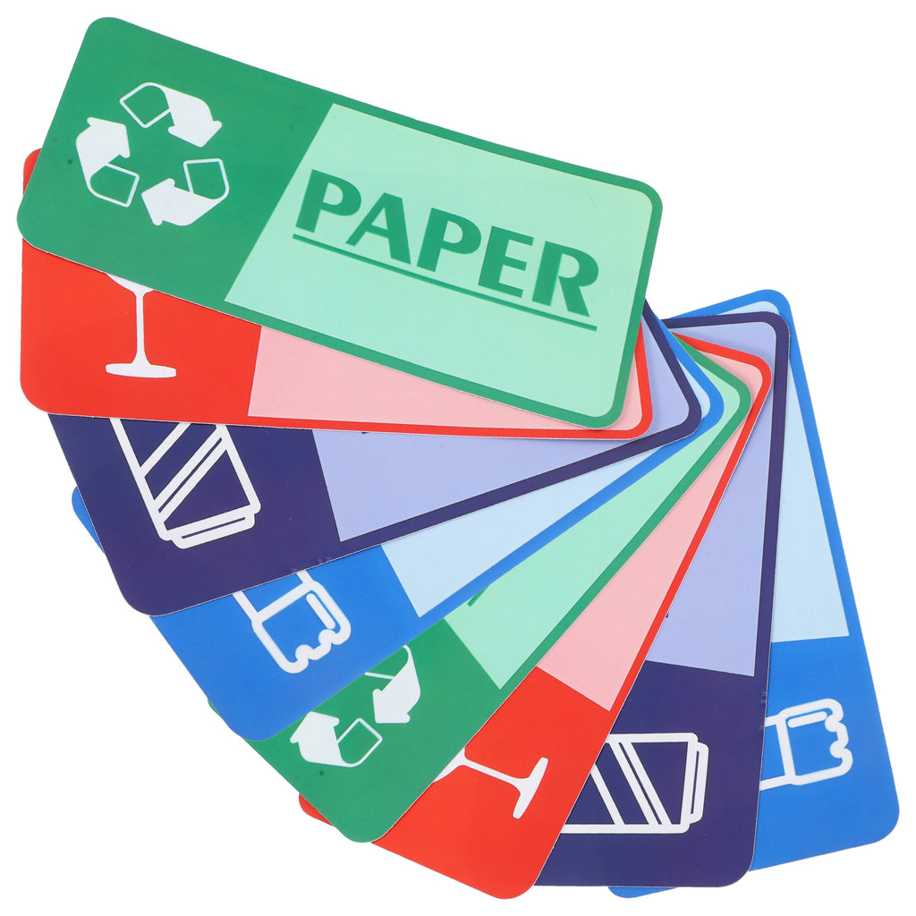 Eco Friendly Kitchen Waste Management Labels Garbage Collection Reminder Stickers Household Recycling Organizer